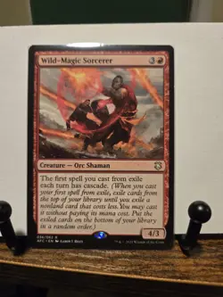 MTG English Wild-Magic Sorcerer NM Normal Commander 2021 Forgotten Realms - Image 2
