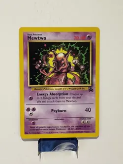 Mewtwo Black Star Promo Card #14 Pokemon LP/NM - Image 1