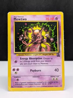 Mewtwo 14 | WOTC Black Star Promo | Pokemon Card - Image 1