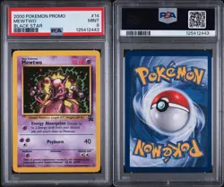 2000 WOTC Pokemon TCG - Mewtwo Black Star Promo 14 - PSA 9 Graded Pokemon Card - Image 3