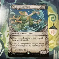 Adept Watershaper (Showcase) [Lorwyn Eclipsed] MTG NP NM M - Image 1