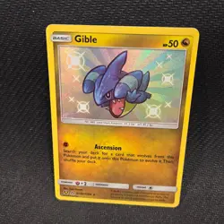 Gible SV38/SV94 Hidden Fates Shiny Vault Holo Rare Pokemon Card Near Mint - Image 1