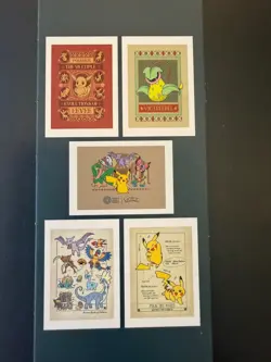 Pokemon x Natural History Museum A3 Art Print Set 5 Posters Inside - IN HAND - Image 2