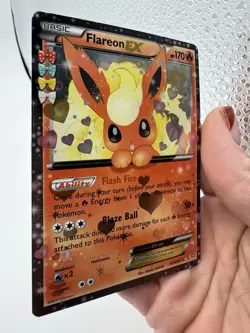 Pokemon TCG Flareon EX RC6-32 Generations Radiant Collection LP Eevvee Jolteon - Image 4