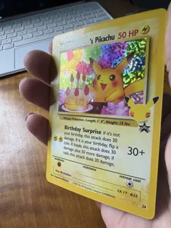 Pokemon Birthday Pikachu Celebrations classic collection NM - Image 2