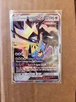Pokemon Dusk Mane Necrozma GX 90/156 Ultra Prism Ultra Rare Holo - Image 1