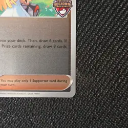 2025 Pokemon Mega Evolution Lillie's Determination Regional Stamped Promo 119 - Image 3