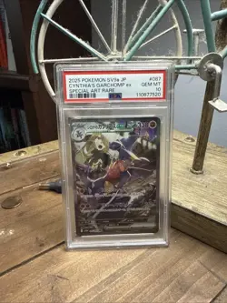 PSA 10-CYNTHIAS GARCHOMP EX 087/063 Sv9a Heat Wave Arena Holo (Jpn) Pokemon TCG - Image 1