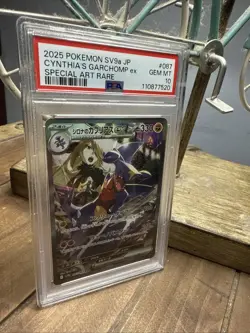 PSA 10-CYNTHIAS GARCHOMP EX 087/063 Sv9a Heat Wave Arena Holo (Jpn) Pokemon TCG - Image 3