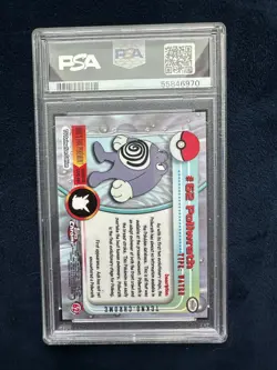 Pokemon Topps Chrome Series 1 Poliwrath #62 Tekno PSA 9 - Image 2