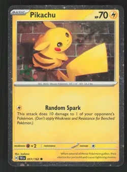 Pikachu 051/162 Cosmos Holo Pokemon TCG Promo NM - Image 1