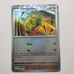 Pokemon Prismatic Evolutions Dunsparce 079/131 Poke Ball Pattern Holo NM - Image 1
