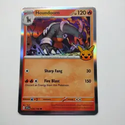 Pokemon TCG - Houndoom 034/198 Holo Rare - 2023 Trick Or Trade Promo - NM - Image 1