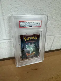 Pokemon Neo Revelation Booster Pack -misdreavus Art - Factory Sealed PSA 10 - Image 3