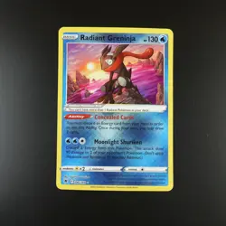 Radiant Greninja 046/189 Pokemon Astral Radiance Holo Card - Image 1