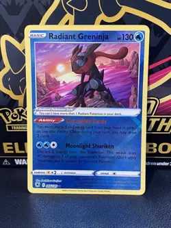 Pokemon - Radiant Greninja 046/189 Swsh10: Astral Radiance Holo - Image 1