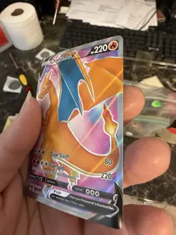 Pokemon TCG Champions Path Charizard v Full Art Black Star Promo Card SWSH050 - Image 4