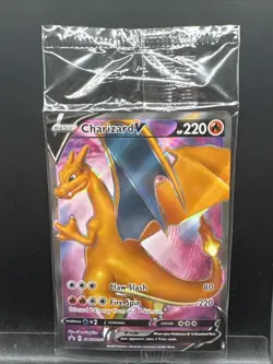 Charizard V SWSH050 Full Art Black Star Promo Pokemon TCG SEALED - Image 1