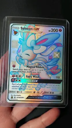 Pokemon TCG Sylveon GX Hidden Fates SV76/SV94 Holo Full Art Ultra Rare NM - Image 1
