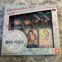 2025 Bandai OP One Piece Illustration Box Vol 1 And 2 Bundle In Hand New Sealed - Image 2