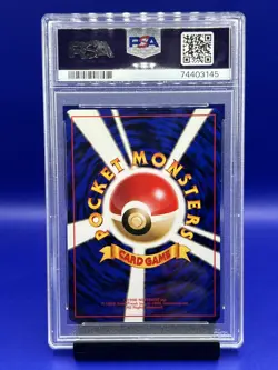 1996 POKEMON JAPANESE BASIC CLEFAIRY HOLO BASE SET #35 SWIRL FART PSA 9 - Image 4