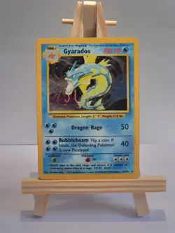 Gyarados 6/102 Pokemon Card TCG Base Set Unlimited Holo - Image 1