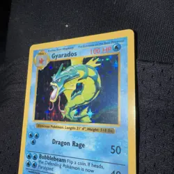 Pokemon TCG - Gyarados 6/102 Base Set Holo Rare Shadowless WOTC 1999 - Image 3