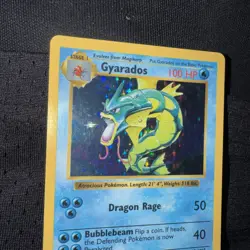 Pokemon TCG - Gyarados 6/102 Base Set Holo Rare Shadowless WOTC 1999 - Image 4