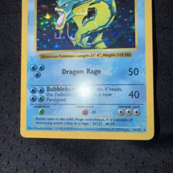 Pokemon TCG - Gyarados 6/102 Base Set Holo Rare Shadowless WOTC 1999 - Image 5