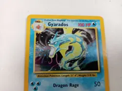Pokemon Gyarados Holo Trading Card Base Set 6/102 Unlimited Vintage TCG #Live - Image 2