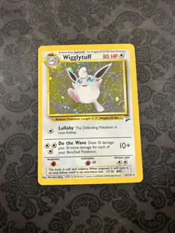 Pokemon TCG Wigglytuff Base Set 2 Holo Unlimited Rare Card 19/130 - Image 1