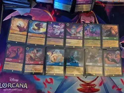 Disney Lorcana Fabled Complete C/U/Rare/SR/Legendary Non Foil 204 Cards Total - Image 1