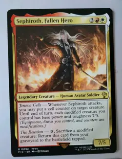 MTG - Final Fantasy: Sephiroth, Fallen Hero (0092) - Rare - Near Mint - Image 1