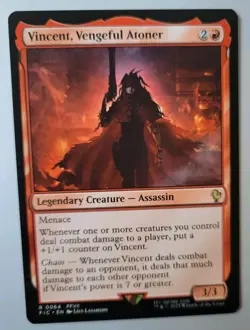 MTG - Final Fantasy: Vincent, Vengeful Atoner (0064) - Rare - Near Mint - Image 1