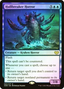 Hullbreaker Horror Foil x1 Innistrad: Crimson Vow MTG Magic the Gathering Blue - Image 1