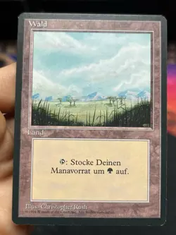 German FBB • Misprint Wald "Forest Plains" • NM / Unplayed • Mtg (2045) - Image 1