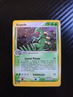 Pokemon TCG Sceptile Holo Rare Card Ruby and Sapphire 11/109 - Image 1
