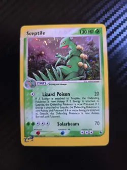 Pokemon TCG Sceptile Holo Rare Card Ruby and Sapphire 11/109 - Image 2