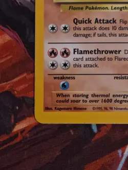 1999 Pokemon TCG - Flareon - Jungle UNLIMITED 3/64 Holo Rare - Image 3