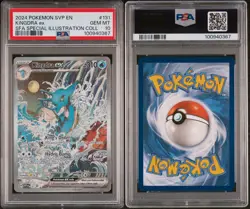 2024 POKEMON SVP EN-SV BLACK STAR PROMO #131 KINGDRA EX PSA 10 - Image 3