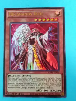 Yugioh Phantom Revenge 1x HECAHANDS IBTEL - PHRE-EN001 Ultra Rare 1st Edition - Image 1