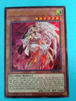 Yugioh Phantom Revenge 1x HECAHANDS YADEL - PHRE-EN002 Ultra Rare 1st Edition - Image 1
