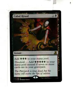 MTG SkeenAB Cabal Ritual FOIL From the Vault Lore. NM. - Image 1
