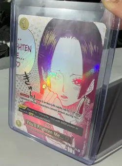 One Piece TCG OP14-118 ALT ART You'll Frighten Me...The Azure Sea's Seven SP Boa - Image 2