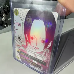 One Piece TCG OP14-118 ALT ART You'll Frighten Me...The Azure Sea's Seven SP Boa - Image 5