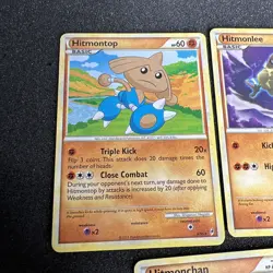 Hitmonchan 57/95 Hitmonlee 58/95 Hitmontop 8/95 Call of Legends Pokemon Card 3 - Image 2