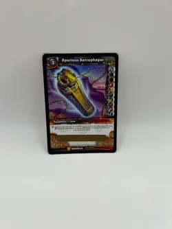 World Of Warcraft WoW - Spurious Sarcophagus - Unscratched TCG Loot Card - Tomb - Image 1