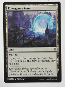 Emergence Zone - NM Near Mint - WAR of the Spark - MTG Magic Card - Image 1