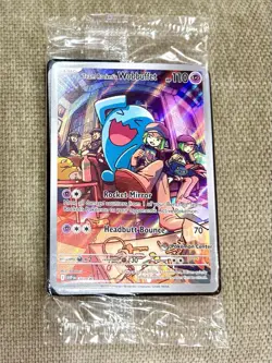 Team Rocket's Wobbuffet SVP203 Pokemon Center Destined Rivals Sealed TCG Promo - Image 1