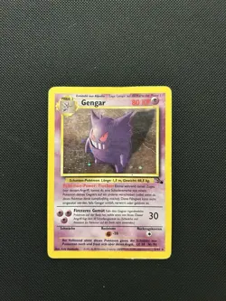 Gengar 5/62 | Base Set Fossil | Holo Pokemon Card HP - Image 1